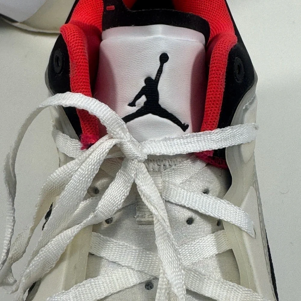 Jordan One Take 4 Men Basketball‎ Shoes White Black Red Size 12